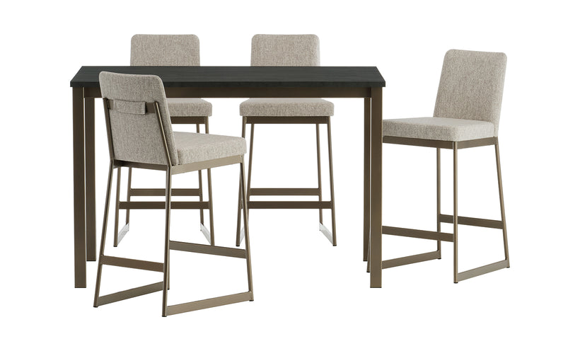 Azilis Counter Table And 4 Stools